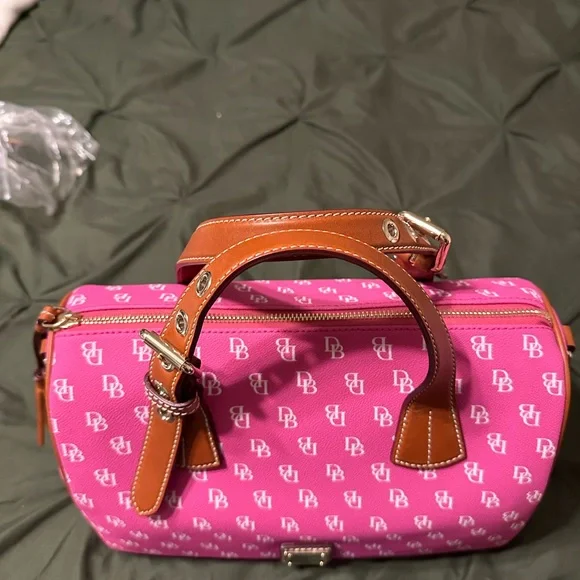 Dooney & Bourke Pink Kendra Satchel - Picture 4 of 14